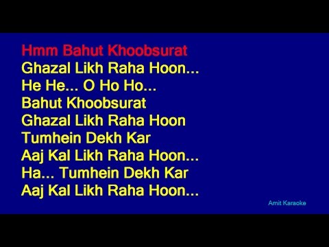Bada Khoobsurat Ghazal Likh Raha Hoon.songs Download.